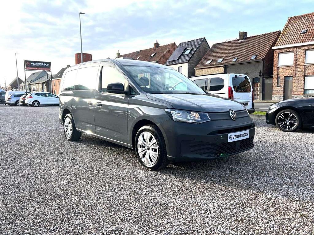 Volkswagen Caddy Caddy MAXI 2.0 TDI*DUBBEL CABINE*APPLE CAR, Auto's, Voorwielaandrijving, 75 kW, Zwart, 5 deurs
