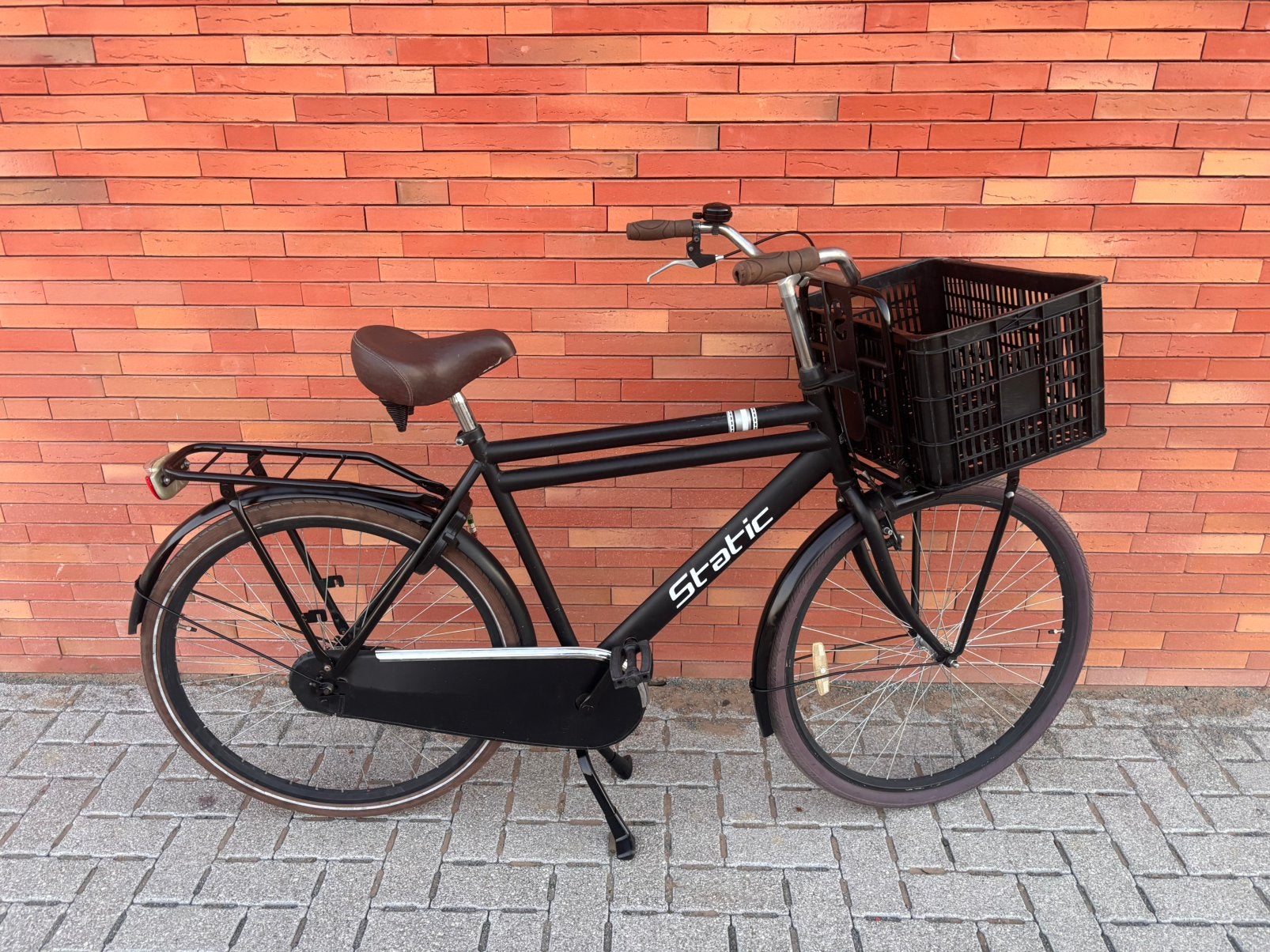 Herenfiets, Fietsen en Brommers, Fietsen | Heren | Herenfietsen, Terugtraprem, Versnellingen, Zo goed als nieuw, 57 tot 61 cm
