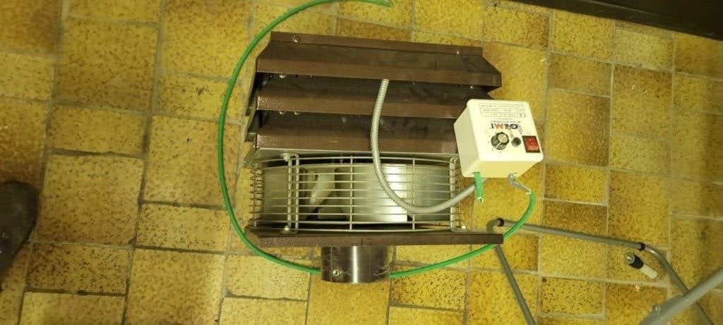 Rookgasventilator, Doe-het-zelf en Bouw, Ophalen of Verzenden, Zo goed als nieuw, Afzuiger