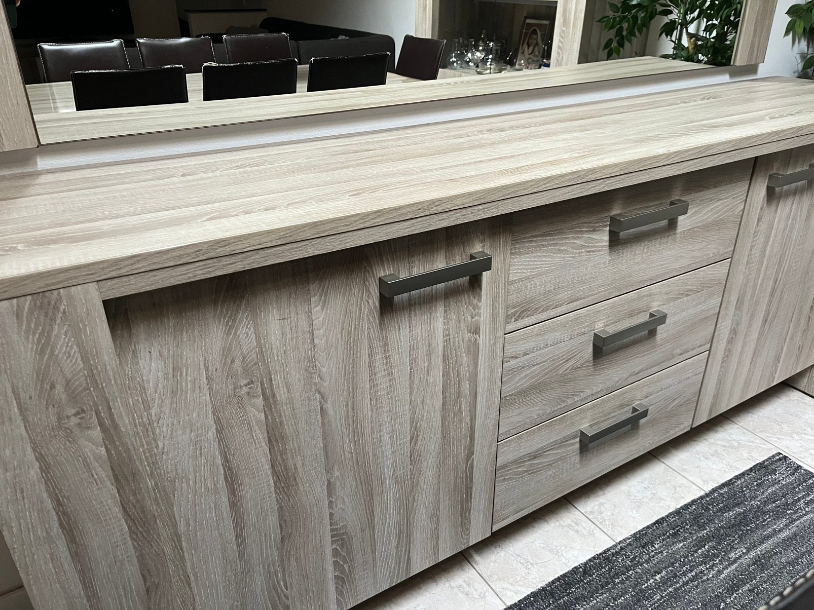 Complete Eetkamer met 8stoelen, Huis en Inrichting, Ophalen, Zo goed als nieuw