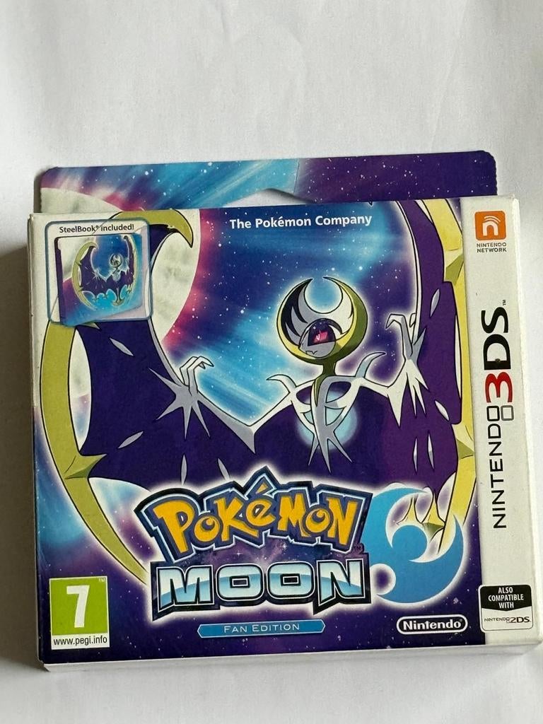 Pokemon Moon Fan Edition 3DS Nieuw Sealed, Consoles de jeu & Jeux vidéo, Jeux | Nintendo 2DS & 3DS, Neuf, Enlèvement ou Envoi
