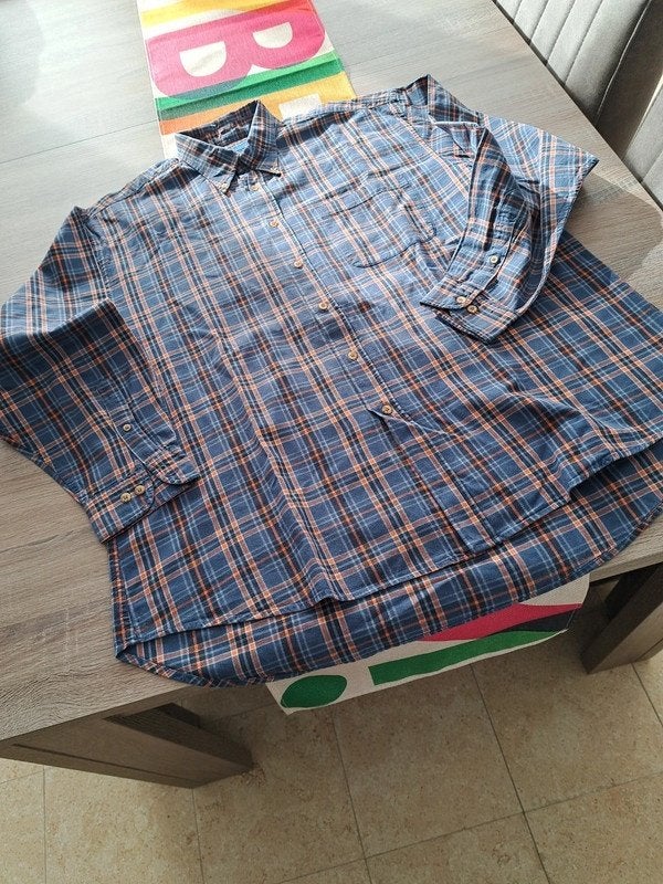 Rrucci blauw-oranje geruit hemd xxl, Vêtements | Hommes, Chemises, Enlèvement ou Envoi, Comme neuf, Bleu, Autres tours de cou