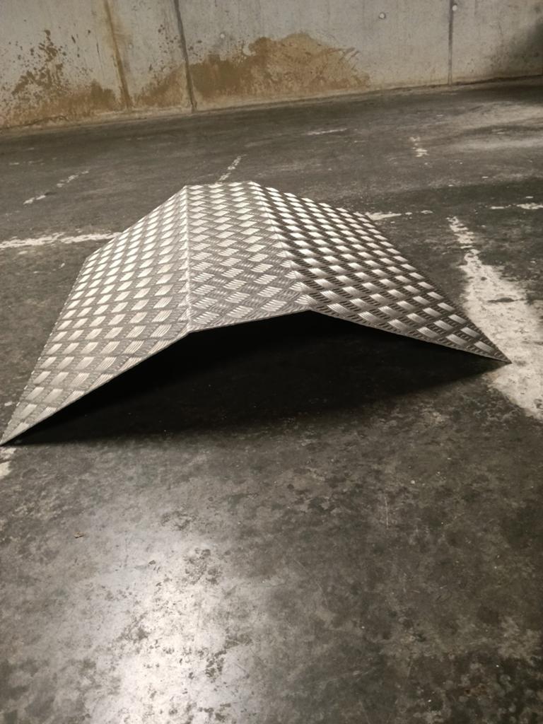Aluminium oprij plaat 100 x 100 cm, Ophalen, Aluminium