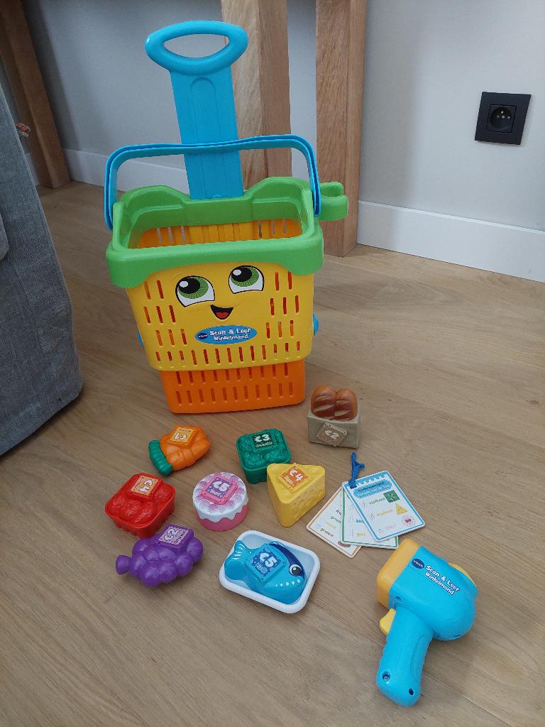 Vtech scan en leer winkelmand, Ophalen, Zo goed als nieuw
