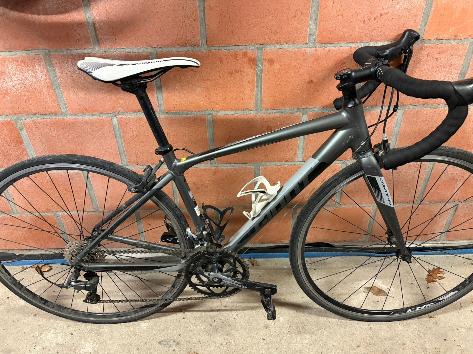 Giant Contend 3 racefiets - maat XS - weinig gebruikt, Fietsen en Brommers, Fietsen | Racefietsen, Ophalen, 28 inch, Velgrem, Aluminium