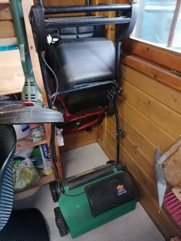 Verticuteermachine Top Craft TCVK 1404, Jardin & Terrasse, Enlèvement, Utilisé, Électrique, Topcraft