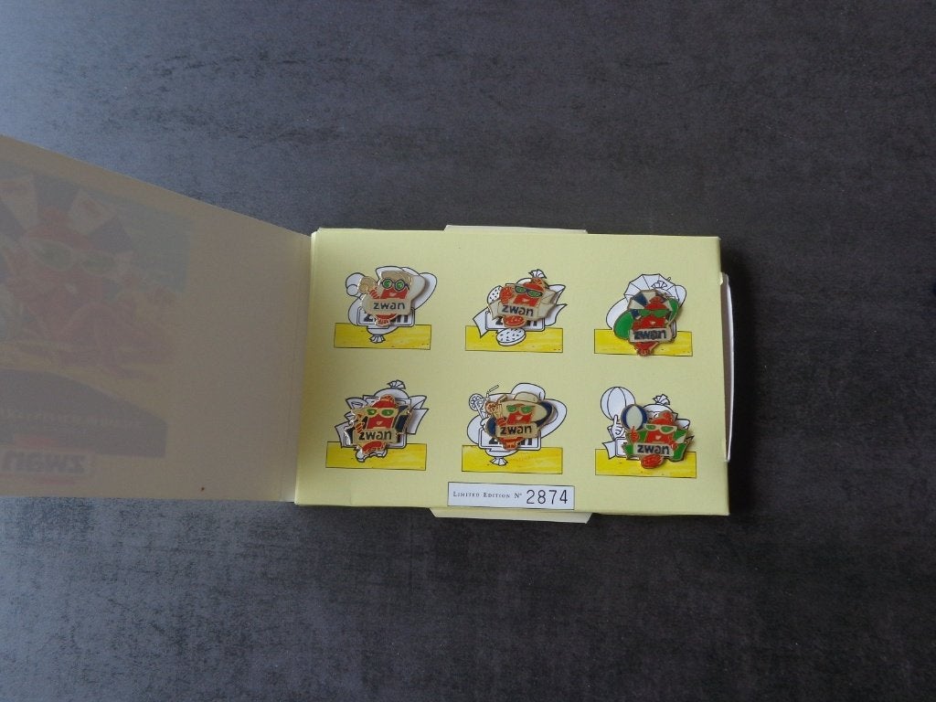 6 Zwanspelden gelimiteerde oplage nr. 2874, Verzamelen, Ophalen