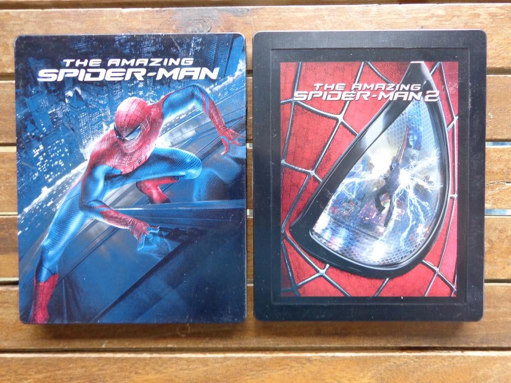 )))  Bluray Amazing Spiderman 1 & 2  //  Steelbook  (((, Enlèvement ou Envoi, Comme neuf, Science-Fiction et Fantasy