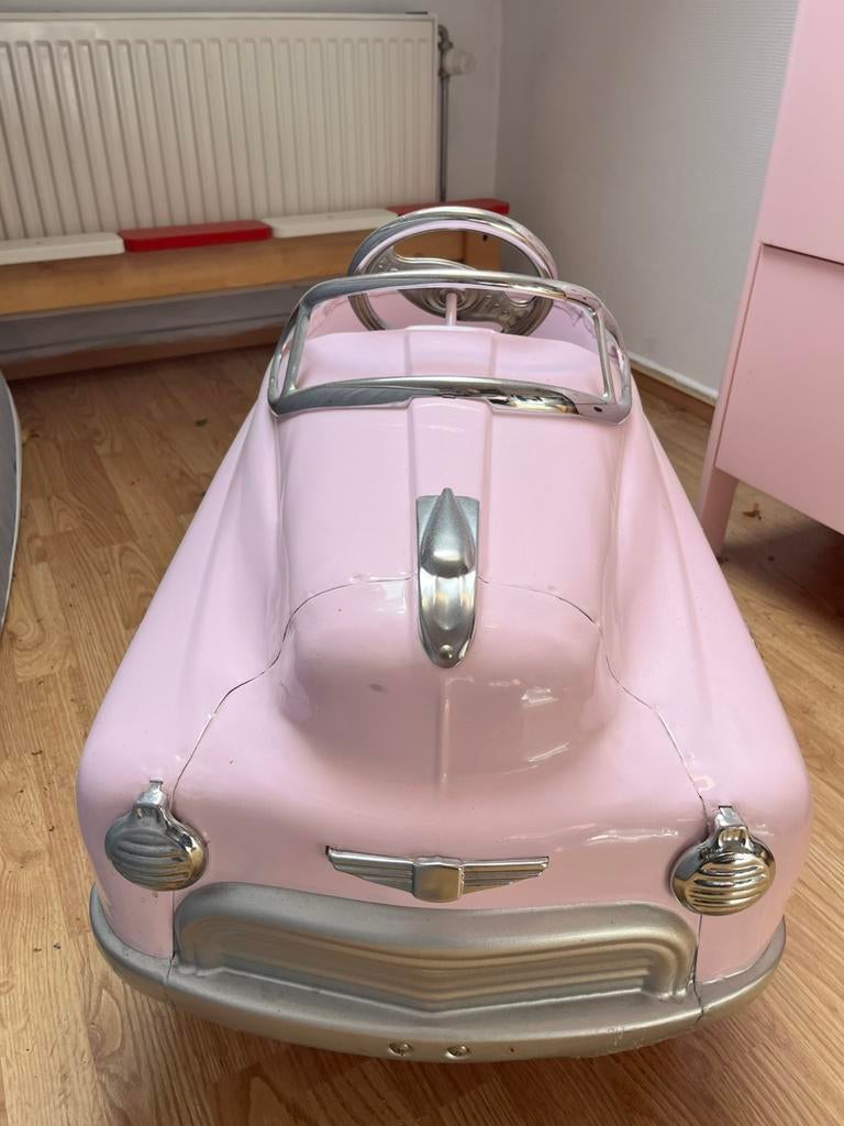 Voiture à pédales vintage en métal, Enlèvement, Comme neuf