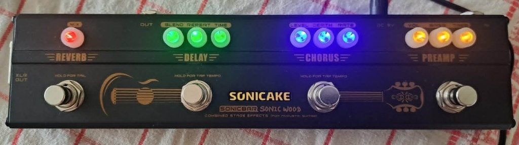 SONICAKE - Sonibar - Sonic Wood (Multi-effets/préamp), Muziek en Instrumenten, Effecten, Nieuw, Chorus, Delay of Echo, Reverb