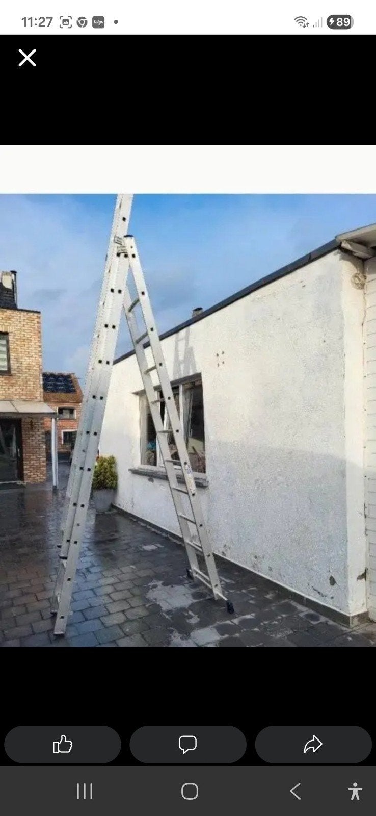 alu ladder 3x11, Ophalen of Verzenden