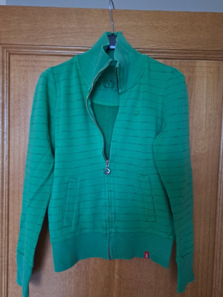 Groene trui met rits Edc, Kleding | Dames, Truien en Vesten, Ophalen of Verzenden, Zo goed als nieuw, Maat 36 (S), EDC