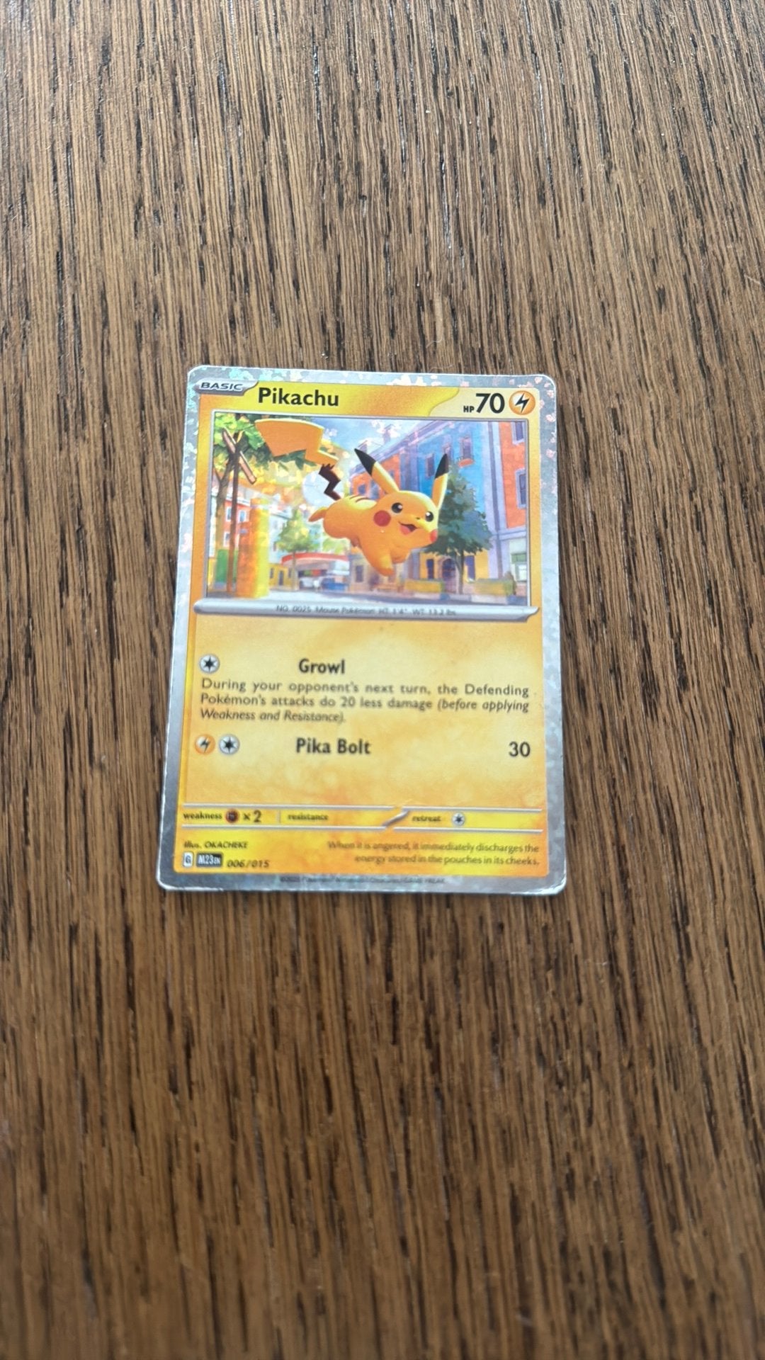 MCdonald pikachu kaart pokemon, Ophalen, Gebruikt