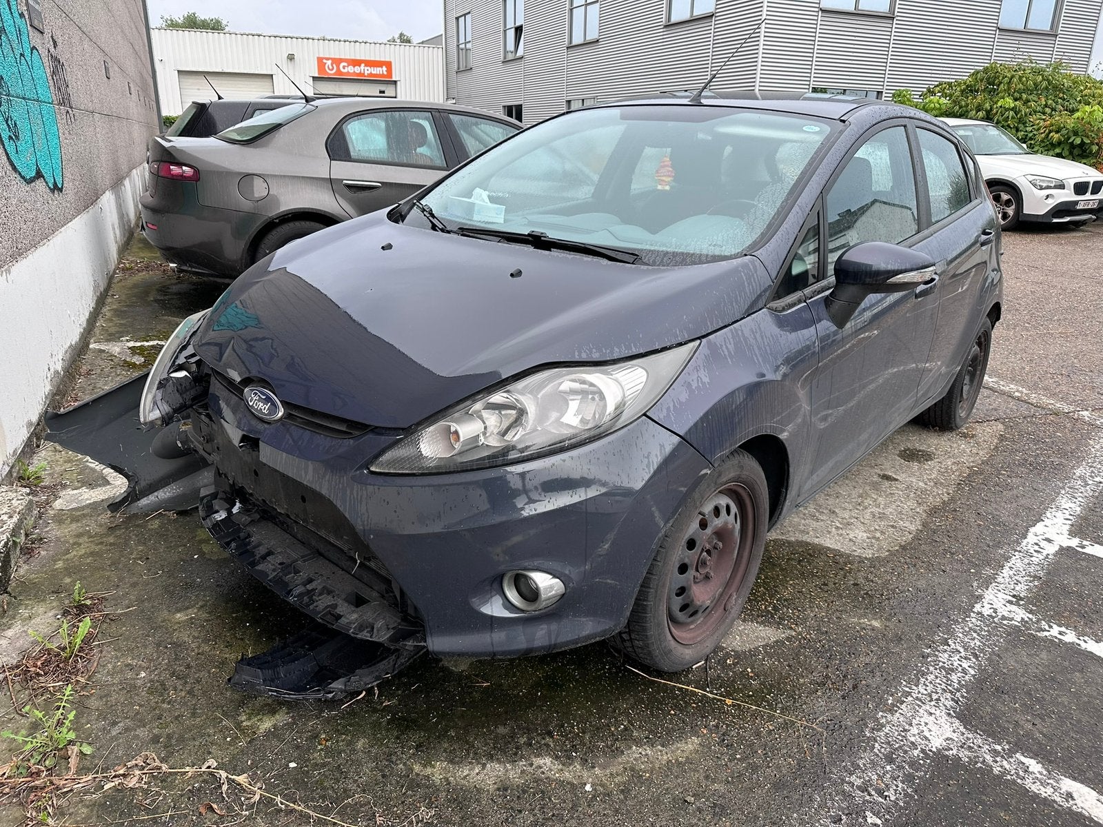 Ford Fiesta 1.25i - 2012 - SCHADEWAGEN / ACCIDENT, Autos, Euro 5, Achat, Boîte manuelle, Autres couleurs