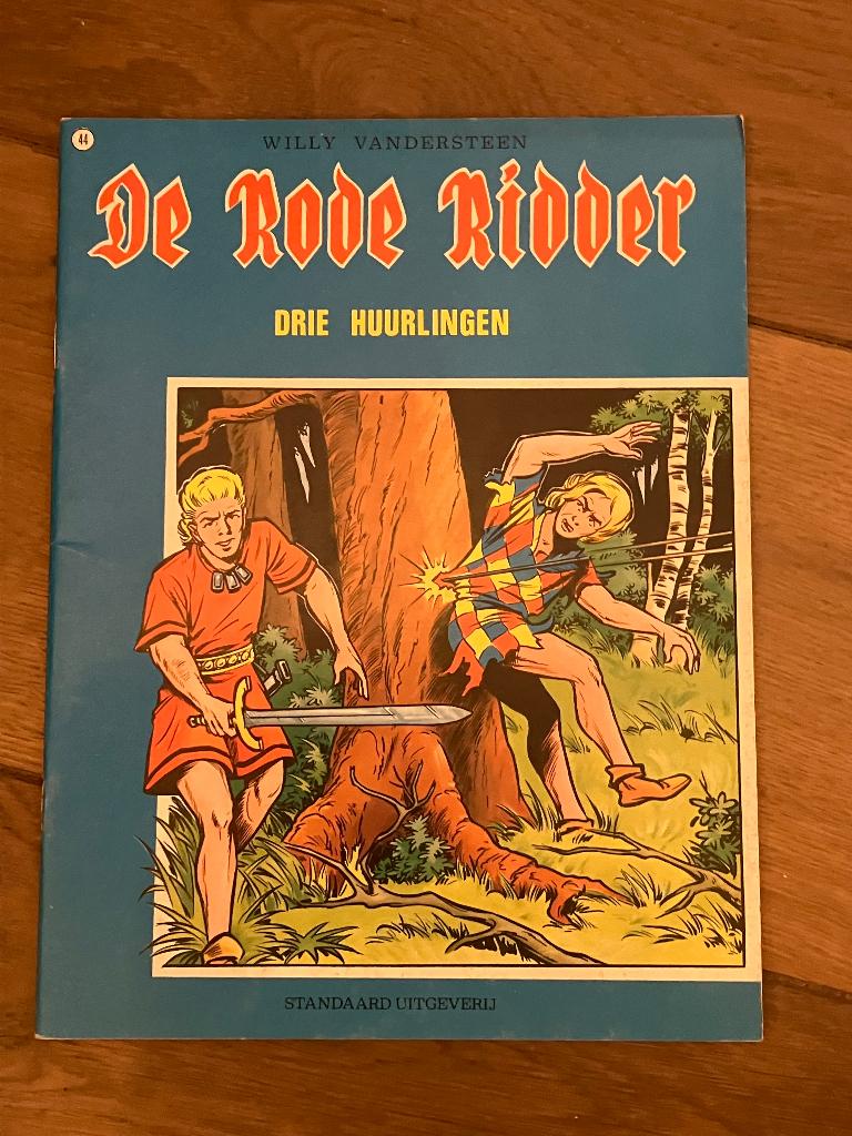 De Rode Ridder - 44 - Drie huurlingen, Eén stripboek, Ophalen of Verzenden, Gelezen, Willy Vandersteen