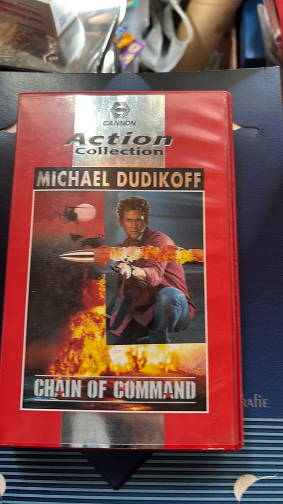 Chain of Command - Canon - Dudikoff - VHS - nl subs, CD & DVD, VHS | Film, À partir de 16 ans, Enlèvement ou Envoi, Comme neuf