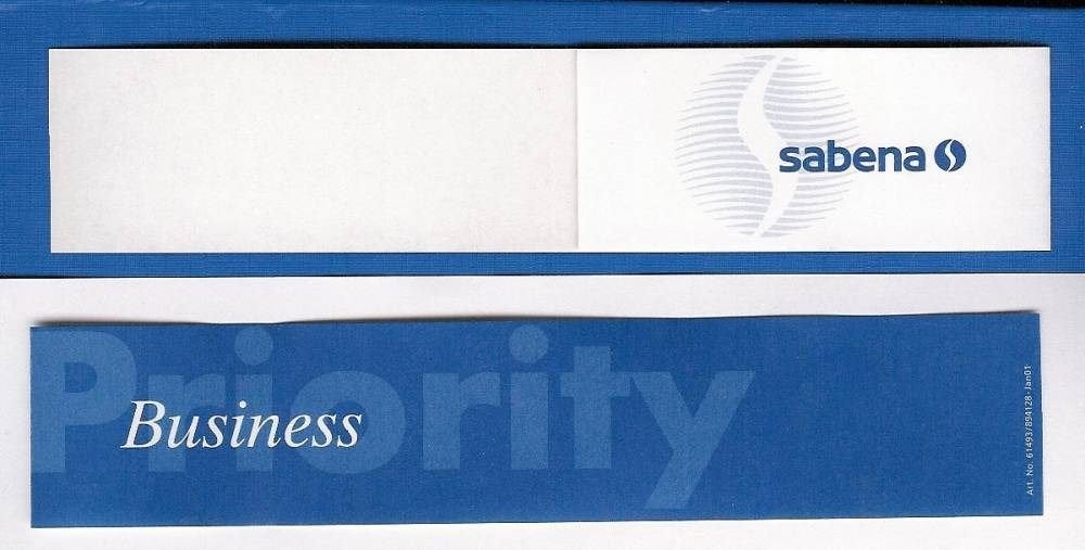 Bagage passager Sabena Label #015 — Priority Business, Collections, Enlèvement ou Envoi, Neuf