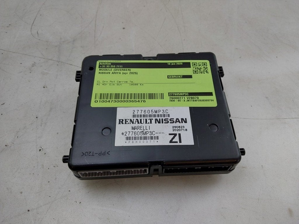 ORDINATEUR GESTION CLIMATISATION Ariya (FE0) (|277605MP3C|), Germany@nissan-services.eu, Kronenweg 38
50389  Wesseling, DE, Utilisé