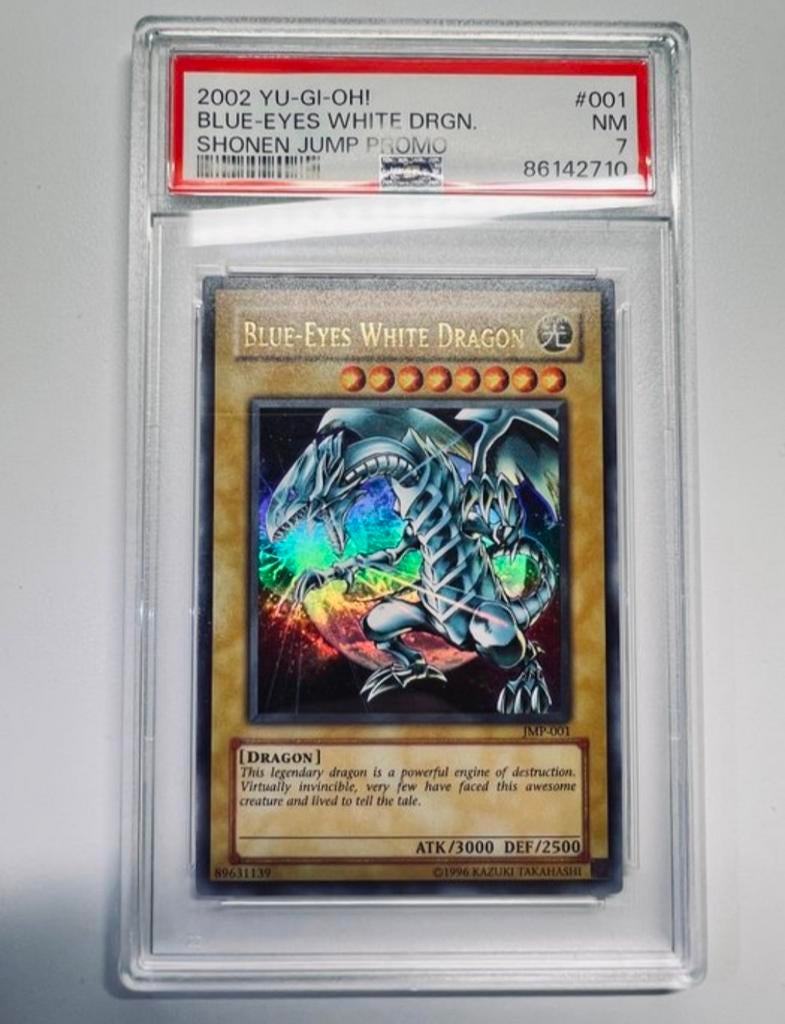 Blue Eyes White Dragon 2002 Shonen Jump Promo, Hobby en Vrije tijd, Verzamelkaartspellen | Yu-gi-Oh!, Ophalen of Verzenden