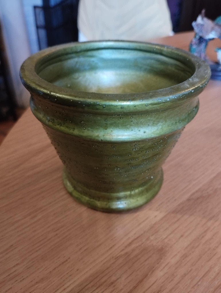 Vintage keramische diabolovaas, Ophalen