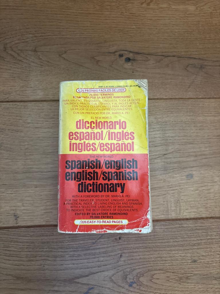 Dictionnaire espagnol/anglais — anglais/espagnol, Livres, Dictionnaires, Enlèvement ou Envoi, Comme neuf, Anglais
