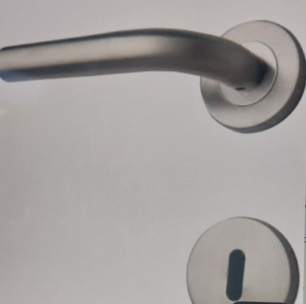 Inox deurkruk, Bricolage & Construction, Enlèvement, Neuf, Métal, Porte intérieure