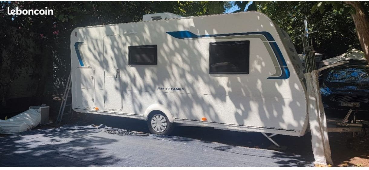 Caravane Caravelair Alba 486 family année 2022, 6 à 7 mètres, Jusqu'à 6, Lit fixe, Particulier