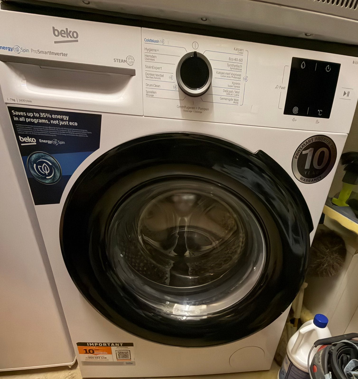 Wasmachine BEKO, Elektronische apparatuur, Ophalen, Zo goed als nieuw