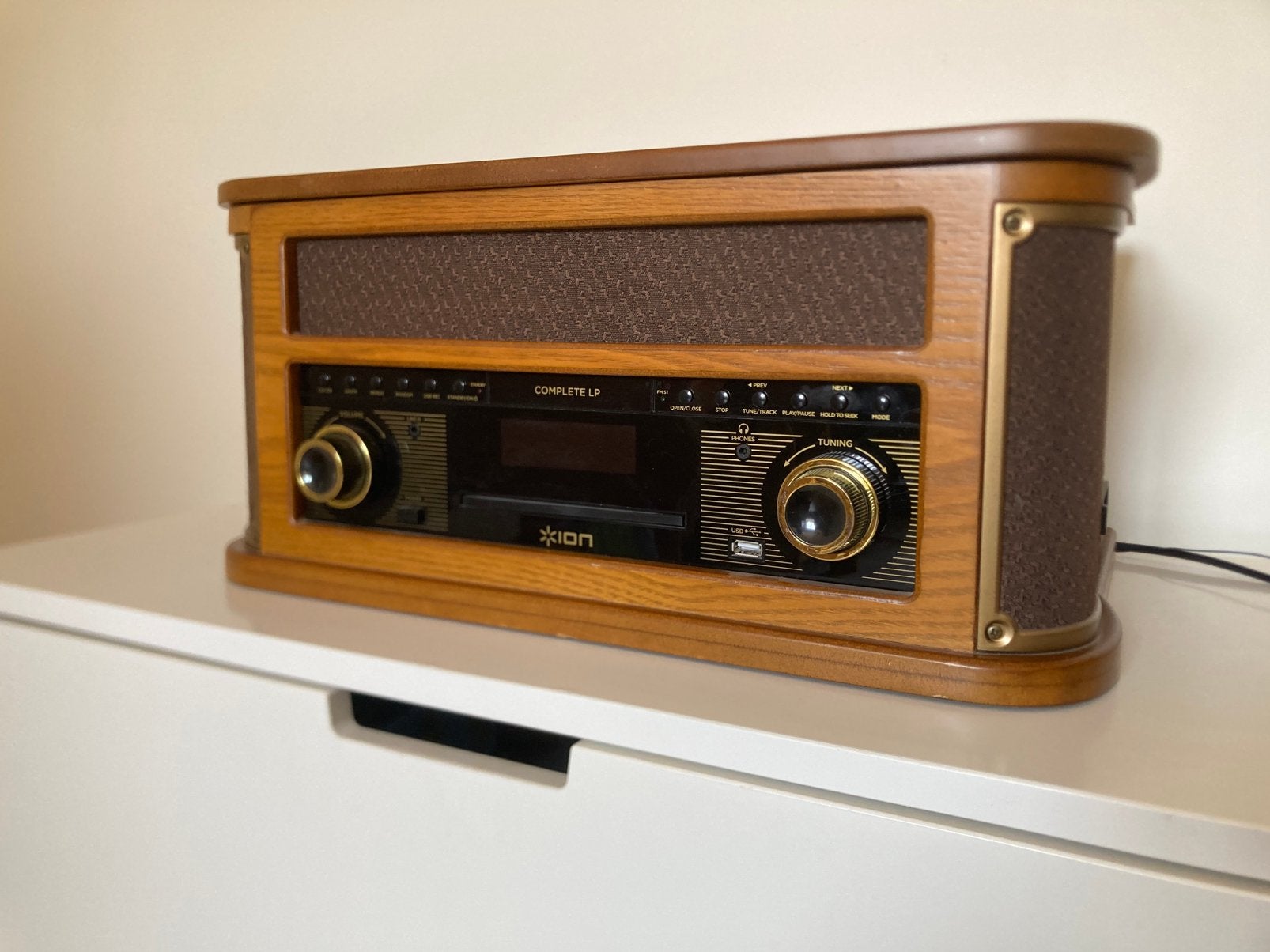 ION complete LP, Audio, Tv en Foto, Radio's, Ophalen, Zo goed als nieuw, Radio