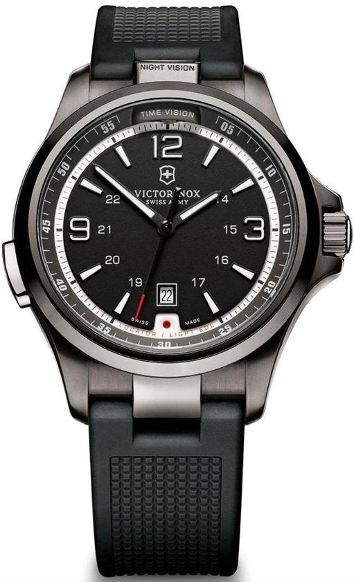 Montre homme Victorinox Night Vision, Bijoux, Sacs & Beauté, Montres | Hommes, Enlèvement ou Envoi, Comme neuf, Acier, Acier