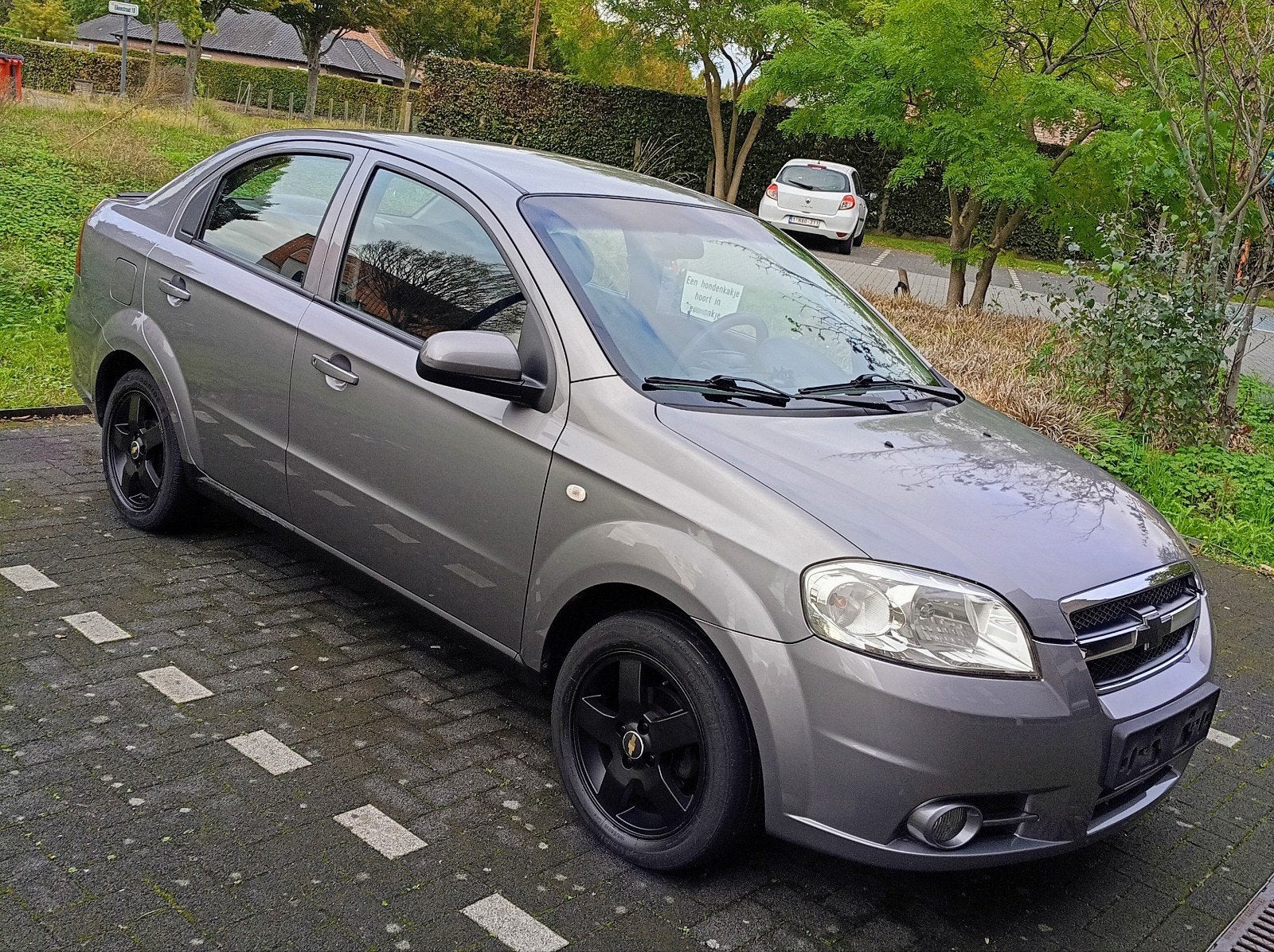 chevrolet aveo gekeurd vvk benzine, Auto's, Aveo, Particulier, Zilver of Grijs, Handgeschakeld