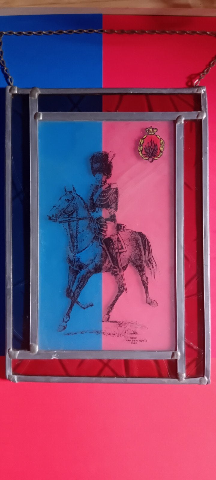 Rijkswacht glas-in-lood, Ophalen