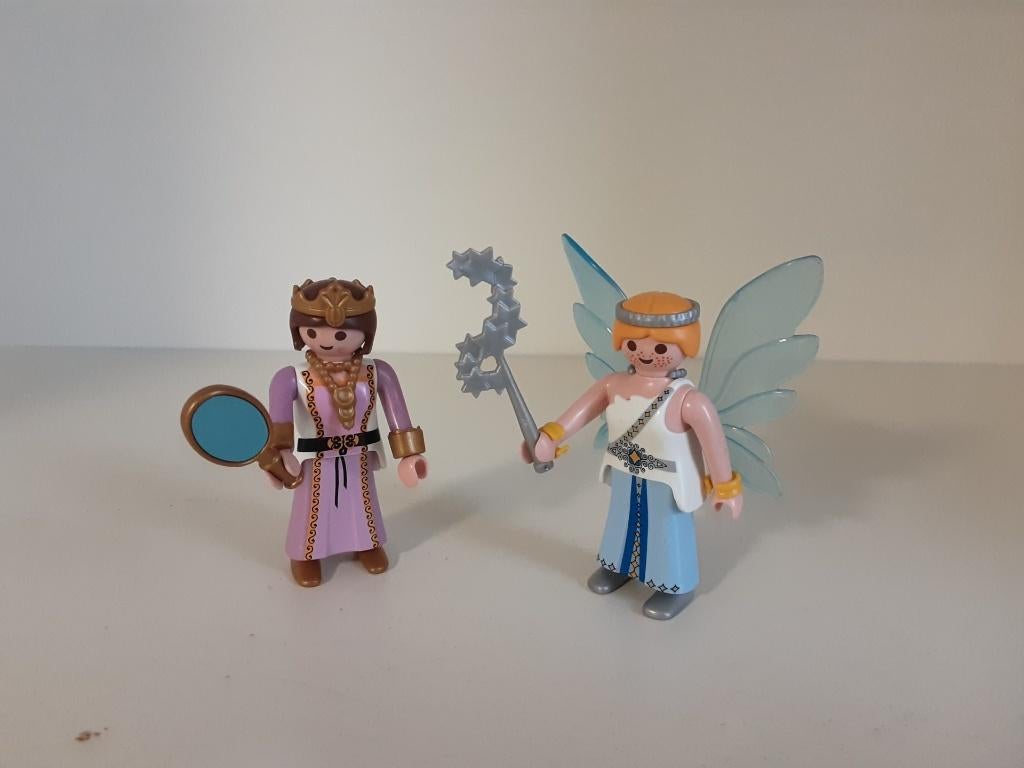 PLaymobil duopack prinsessen en elfen - compleet, Kinderen en Baby's, Ophalen of Verzenden, Zo goed als nieuw, Complete set