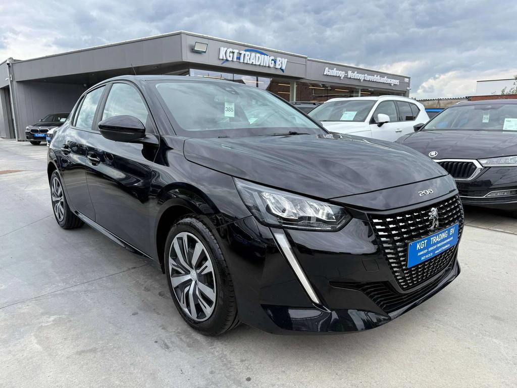 Peugeot 208 1.2i 5-DEURS FULL LED CARPLAY LANE ASSIST BLUETO, Auto's, Stof, 1199 cc, 1055 kg, Zwart