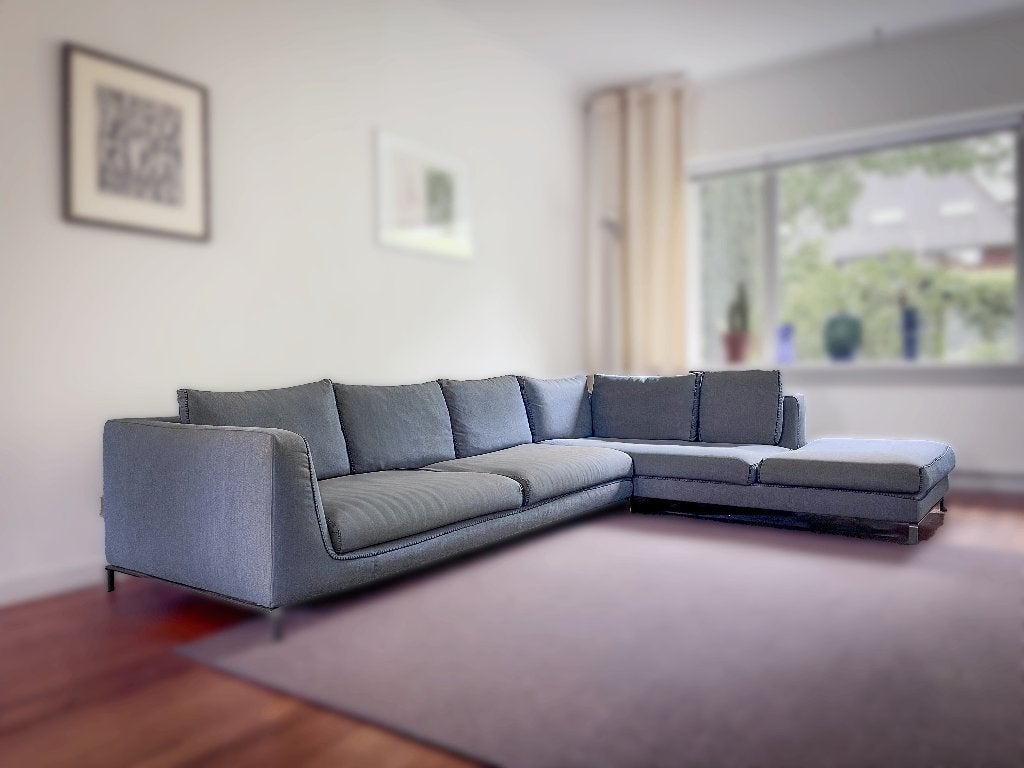 B&B Italia Hoekbank RAY gestoffeerd met Kvadrat € 2.450,00, Huis en Inrichting, Zetels | Complete zithoeken, Gebruikt, Stof, Ophalen