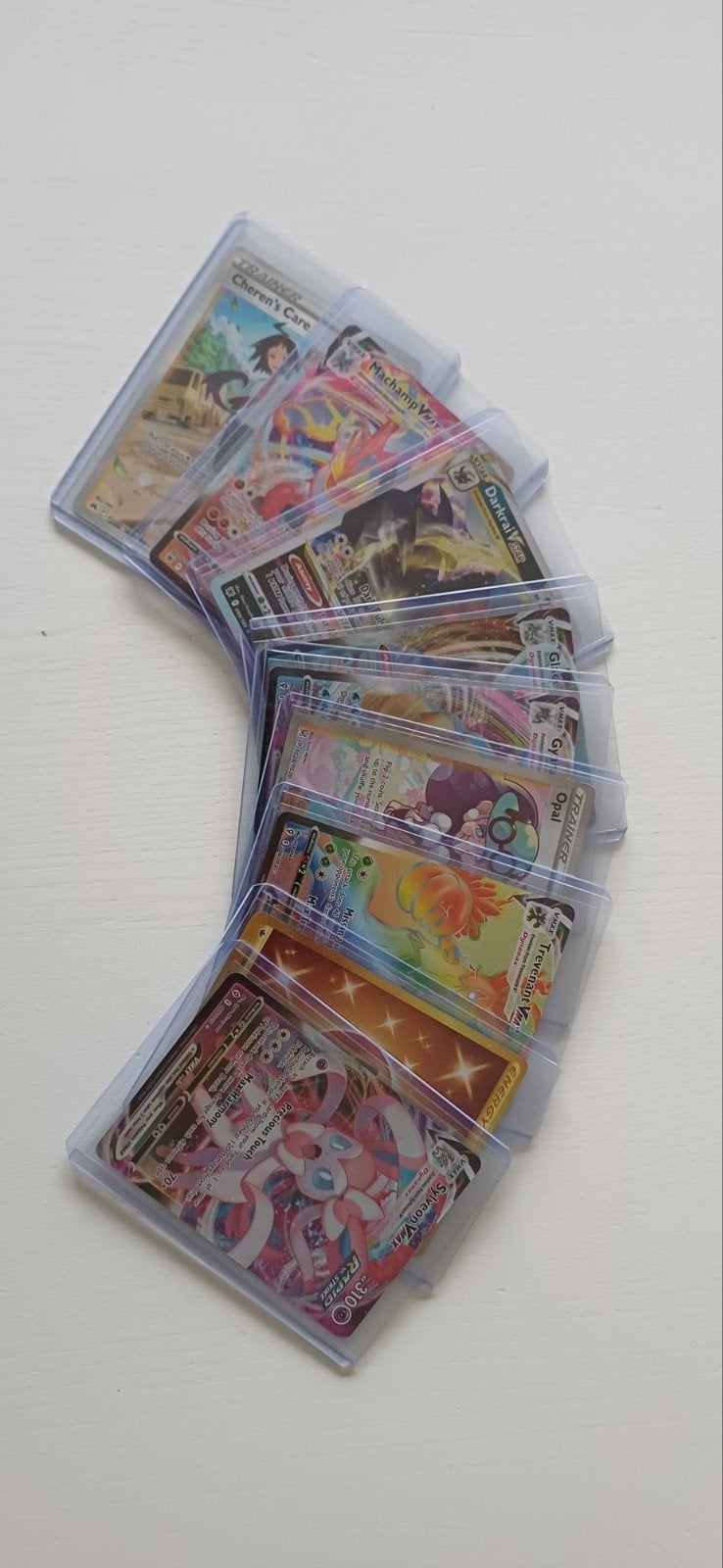 set de 9 cartes pokémon, Enlèvement ou Envoi, Comme neuf, Plusieurs cartes, Foil