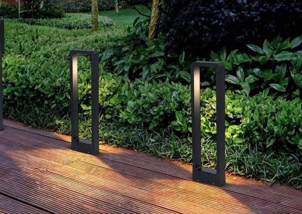 Borne LED extérieure Lampinno rectangulaire 7W — IP65, Neuf, Enlèvement ou Envoi, Lampe au sol, Alimentation secteur