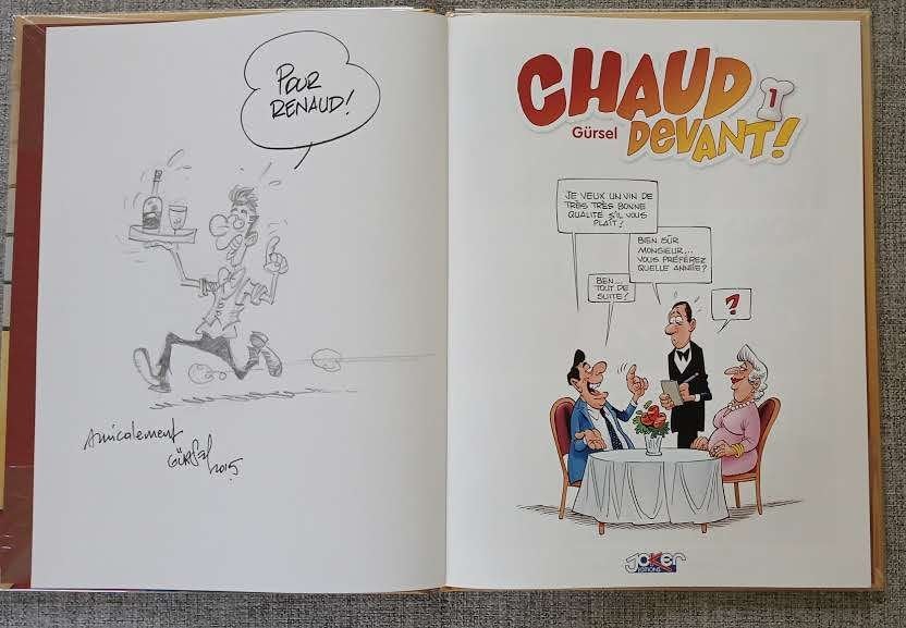 BD La Restauration 1 Chaud devant ! Gürsel Dédicace Neuf, Eén stripboek, Ophalen of Verzenden, Nieuw