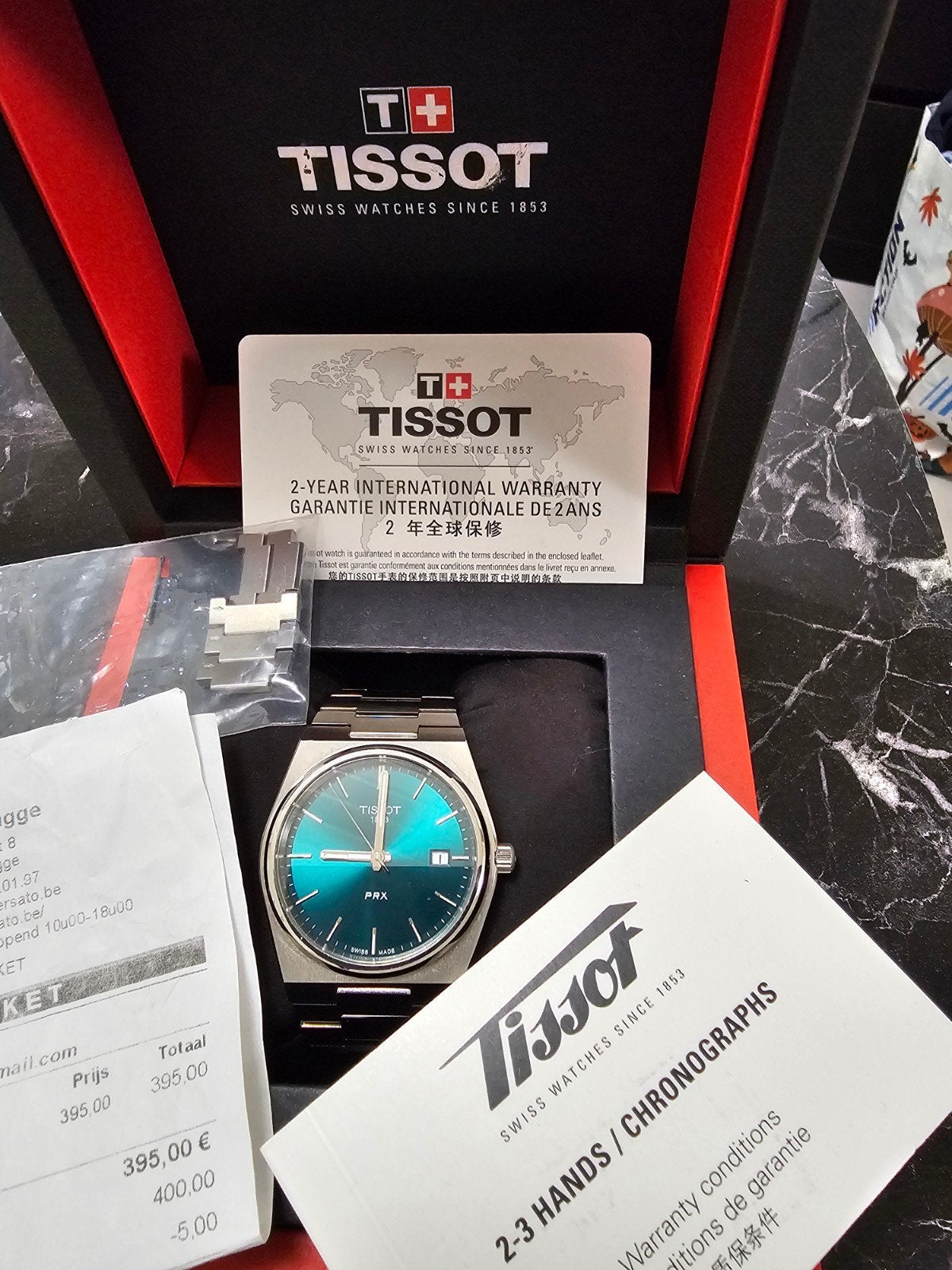horloge tissot, Handtassen en Accessoires, Ophalen of Verzenden