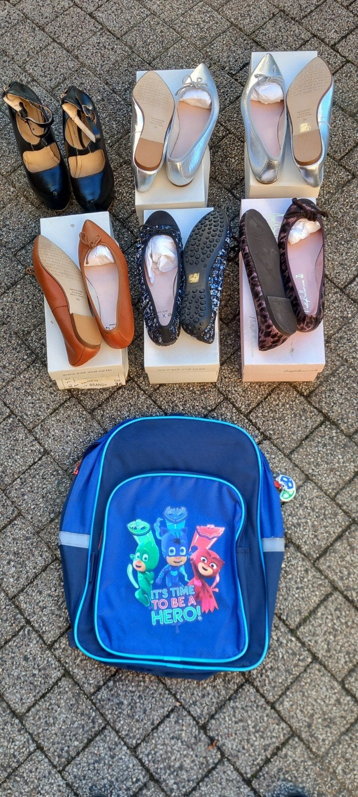 Chaussures pointure 36 à 37 et sac à dos pour enfant, Enlèvement ou Envoi, Neuf, Ballerines