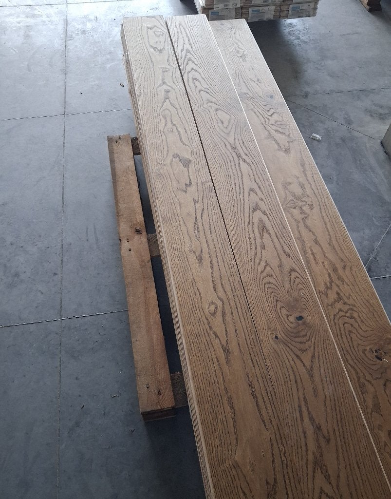 Halfmassief eikenparket 15mm, Ophalen, Parket