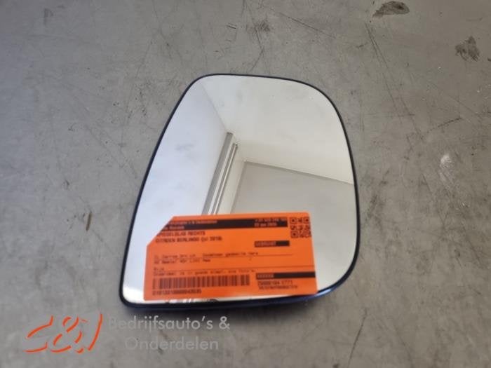 Glace rétroviseur droit d'un Citroen Berlingo, -, 3 mois de garantie, Utilisé, -