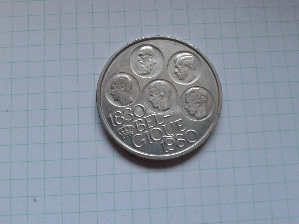 500 Francs pièce argent commémorative 1980 Belgique, Postzegels en Munten, Munten | België, Ophalen, Setje, Zilver, Zilver