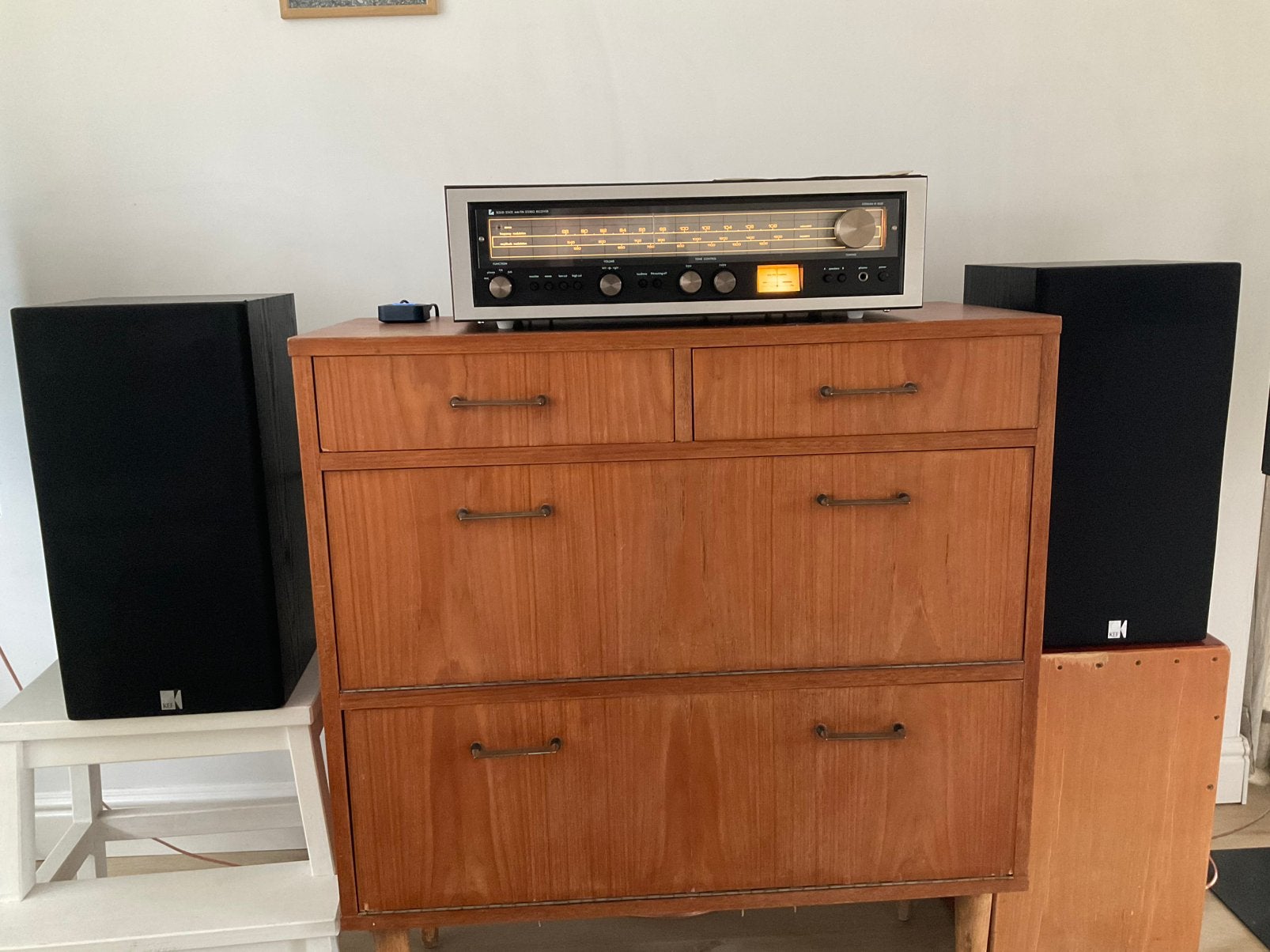 Kef C55, TV, Hi-fi & Vidéo, Enlèvement, Comme neuf, KEF