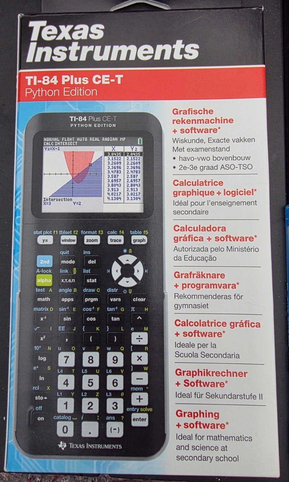 Texas instruments TI-84 plus CE-T - Python Edition
Handleidi, Divers, Calculatrices, Enlèvement, Calculatrices graphique, Comme neuf