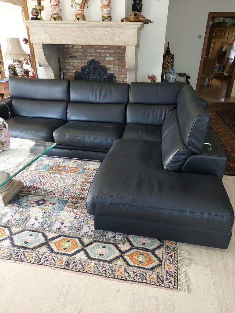 Fauteuil en cuir, Maison & Meubles, Enlèvement, Comme neuf, Cuir
