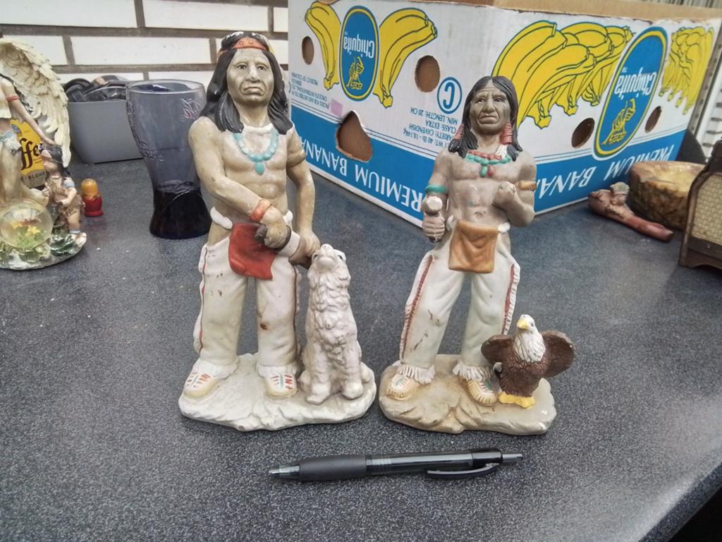 Vintage indianen beelden, Ophalen