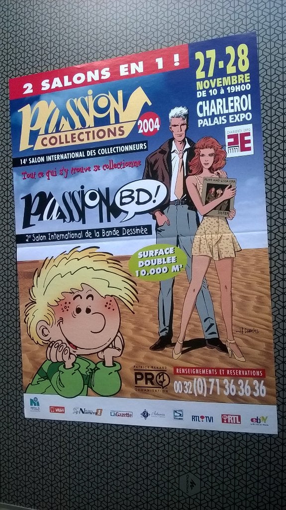 Strips: Affiche Passions Collections 2004 – Klein formaat, Jean-François Charles, Eén stripboek, Ophalen of Verzenden, Zo goed als nieuw