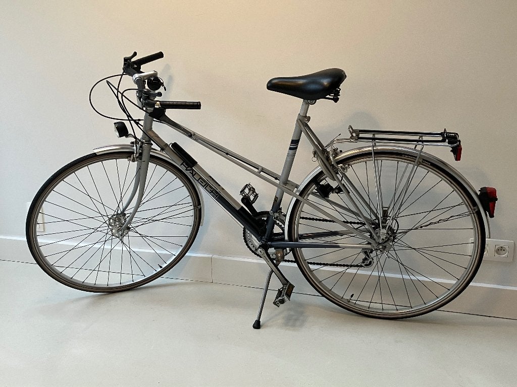 Racefiets vintage dames, Fietsen en Brommers, 28 inch, Gebruikt, Staal, Velgrem