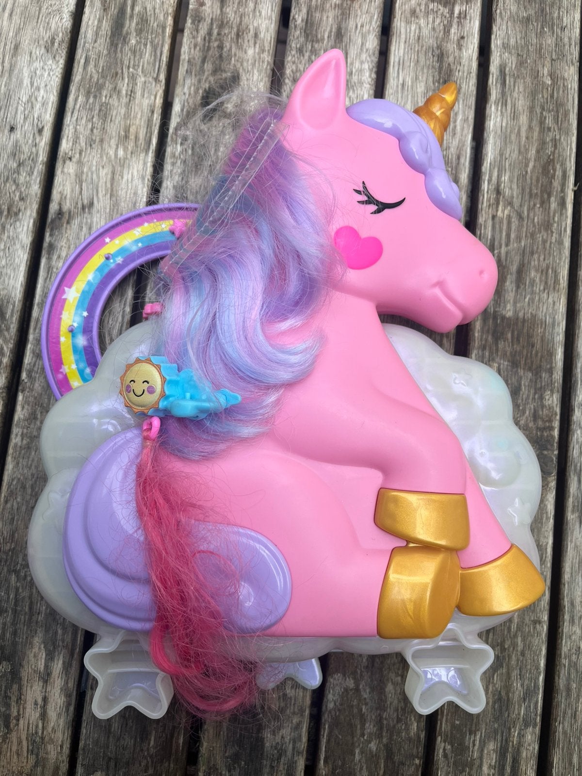Maison de poupée Polly Pocket Salon Coiffure Licorne Arc-en, Kinderen en Baby's, Speelgoed | My Little Pony, Ophalen of Verzenden